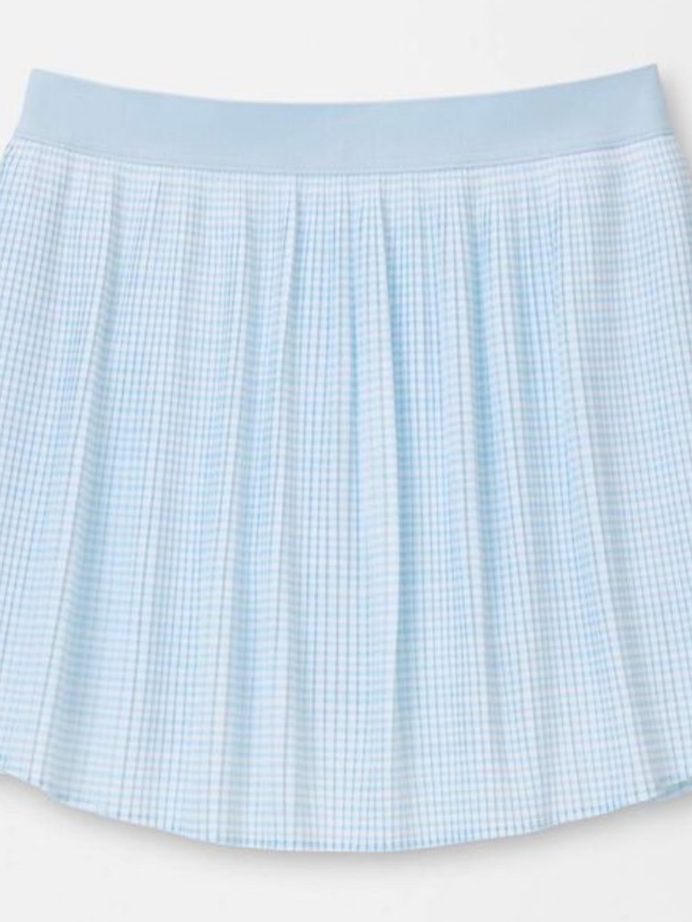PETER MILLAR Mickey Bunker Stripes Micro Pleat Skort Blue Brisk